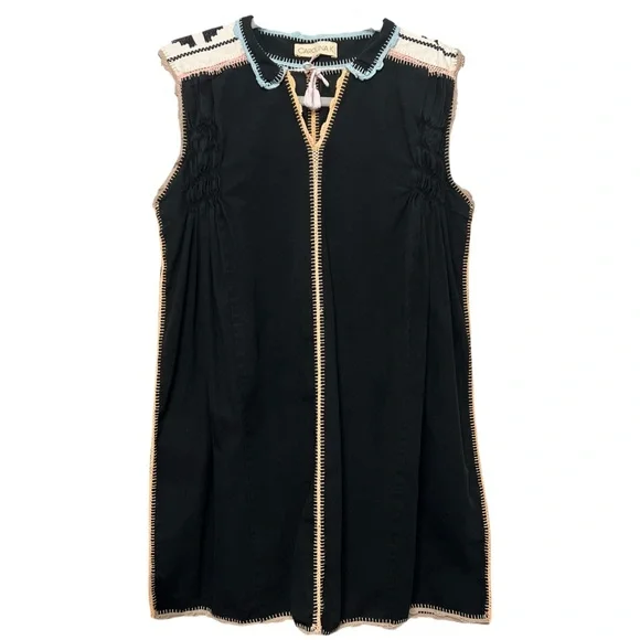 carolina k embroidered dress Carolina K Kuna Dress L / DENIM main image 1